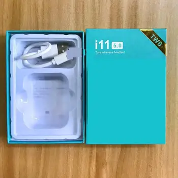 

New i11 TWS Bluetooth 5.0 Earphone Mini Wireless Earbuds Headset Earpiece Stereo Sport Earphone For All Smart Phone