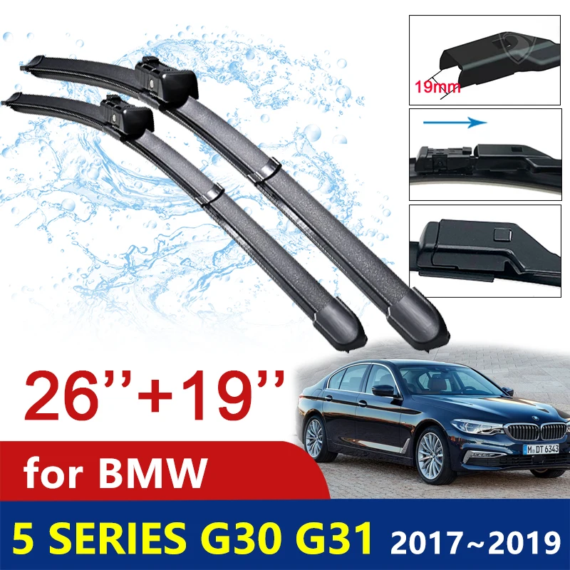 

Car Wiper Blades for BMW 5 Series G30 G31 2017 2018 2019 520i 523i 528i 530i 535i 550i M5 518d 520d 525d 530d 535d M550d xDrive