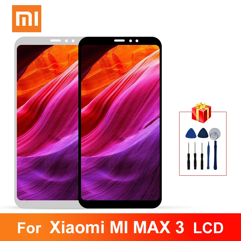 6 9 &quotЖК дисплей для Xiaomi MI MAX 3 ЖК сенсорный дигитайзер запасные части XIAOMI Max с