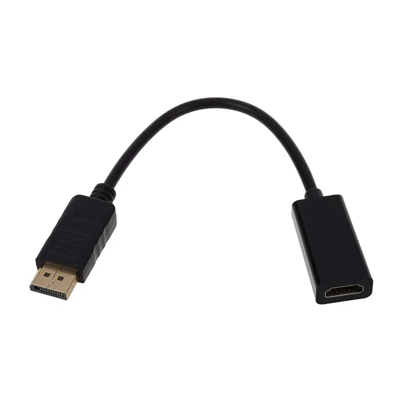 Displayport DP штекер HDMI Женский адаптер кабель видео аудио конвертер для ПК