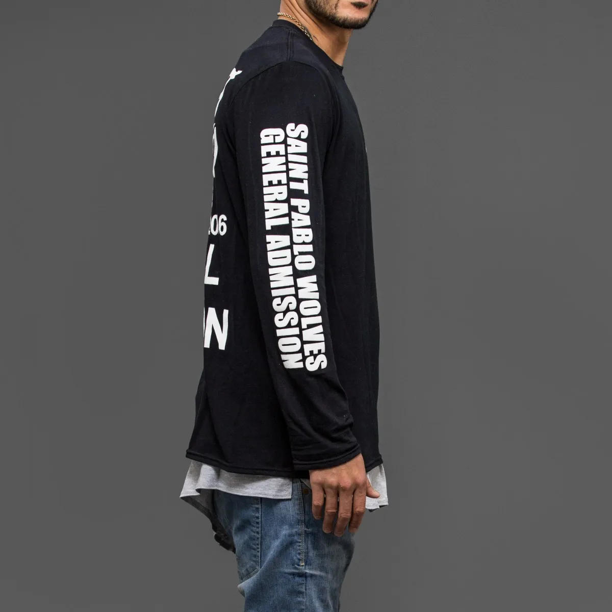 Long Sleeve BlackT Shirt Fashion 