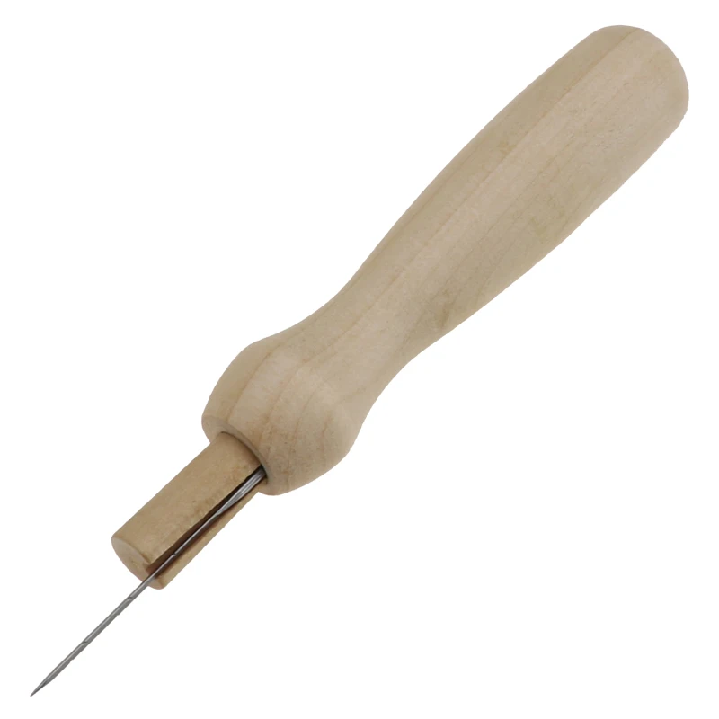 Practical felt needle tool wooden handle sewing kit wool knitting | Дом и сад