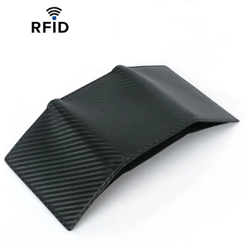 Мужской короткий мини-кошелек RFID, держатель для кредитных карт, сумка для денег, мужской повседневный винтажный клатч, двойной карман, кошелек для монет