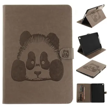 

Magnetic cute Panda Pattern PU Leather Stand Case For Apple ipad 2 3 4 9.7 inch Case for ipad2 ipad3 ipad4 tablet case+Film