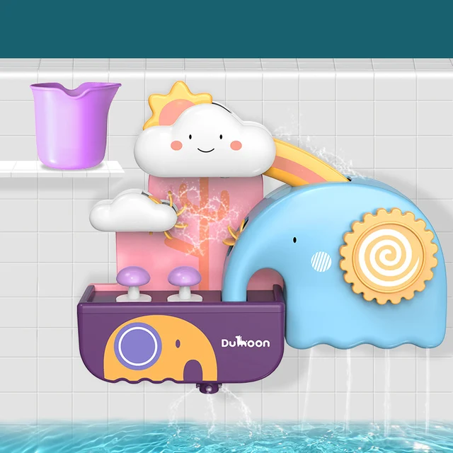 Bath Toys Pipeline Water Spray Shower Game Elephant Bath Baby Toy for Children Swimming Bathroom Bathing Shower Kids Toy 5
