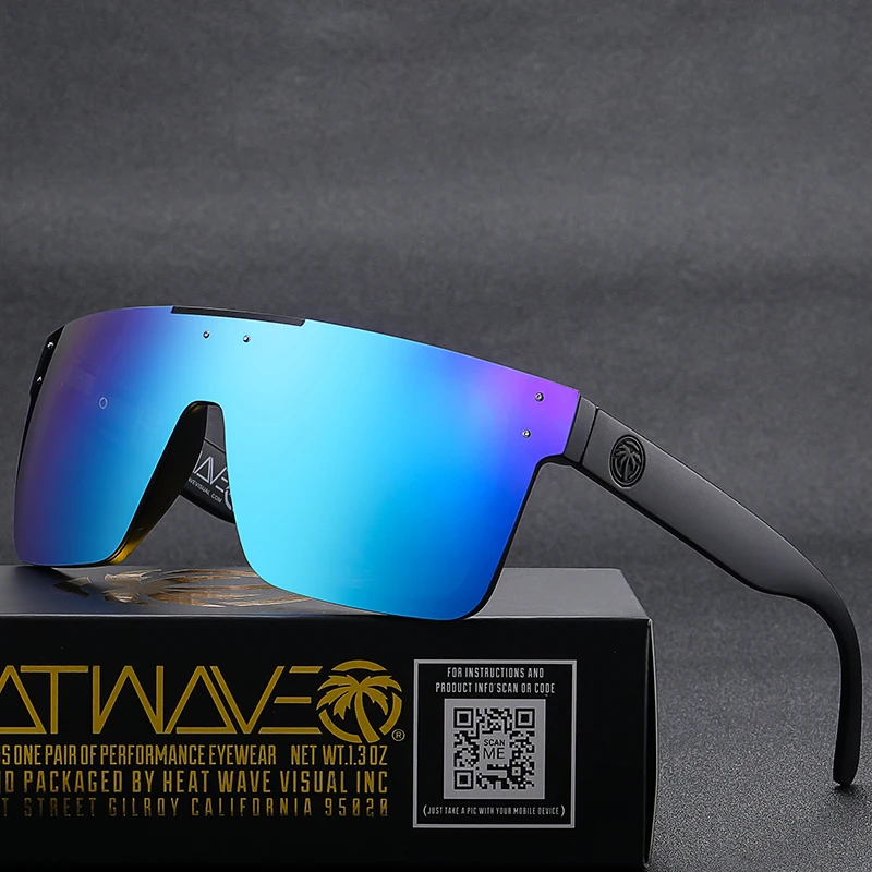 NEW High quality luxury Heat Wave brand Polarized sunglasses