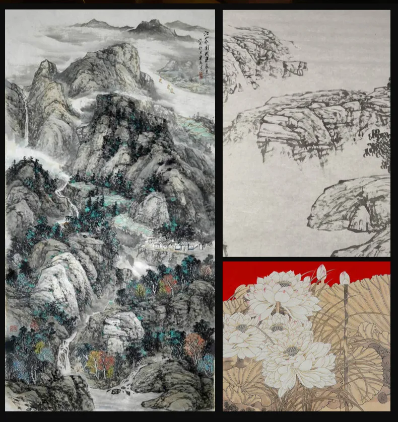 Malerei Xuan Papier Chinesische Kalligraphie Yunlong Faser Papier Alte Handwerk Halb Reif Reis Papier 10 blätter Rijstpapier Papel Arroz – Detail 13