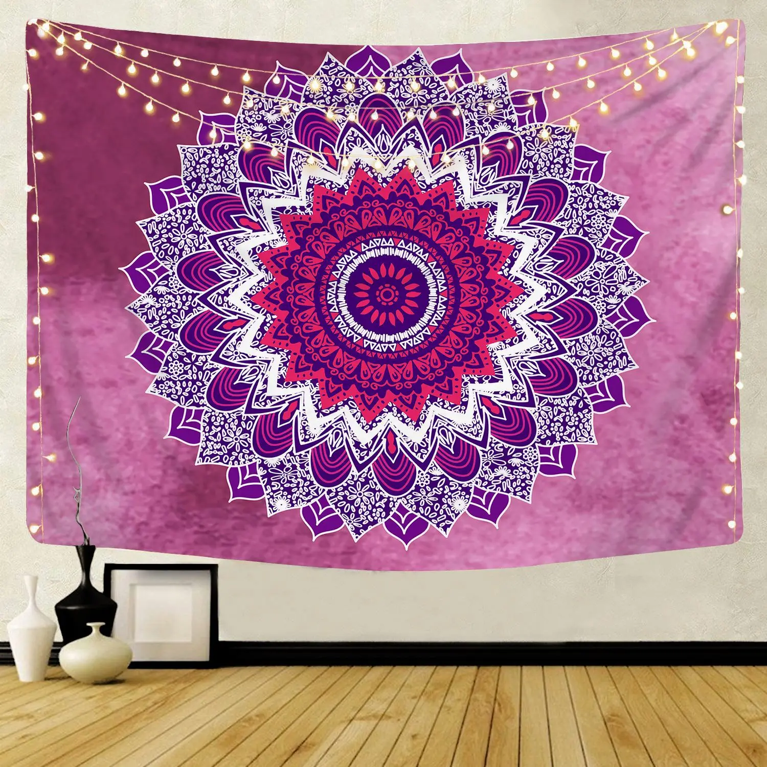 THE ART BOX Indien Mandala Tapisserie Tenture Boheme Decoration