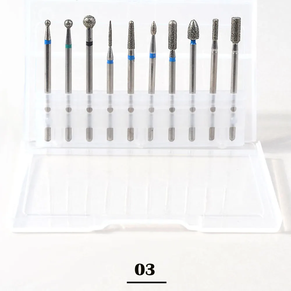 10pcs /box Functional Nail Polishing Grinding Head Kits clean foot cuticle Nail Machine Nail Polishing Tool 10pcs /box Functional Nail Polishing Grinding Head Kits clean foot cuticle Nail Machine Nail Polishing Tool