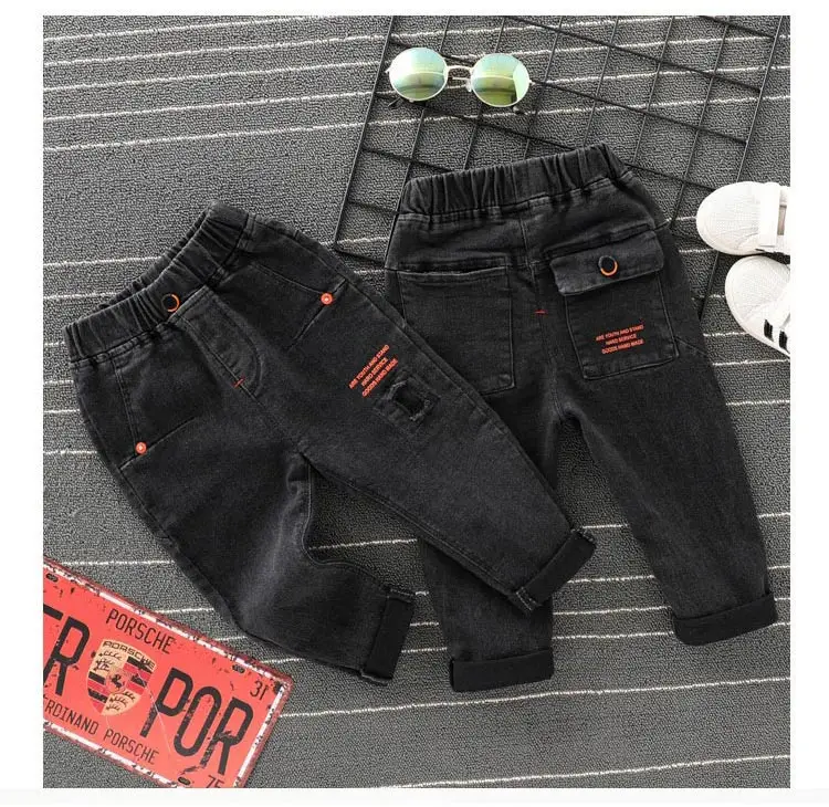 Calças de Brim do Bebê Recém-nascido Menino Calças Denim Criança Infantil Quente Mais Veludo Sólida Crianças Roupas 15 High Quality Mamãe e Bebê