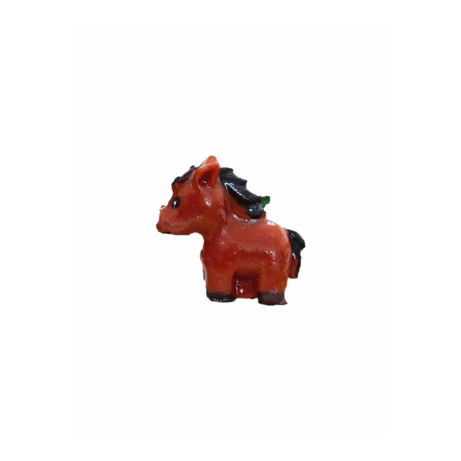 Resin Craft Flower Pot  Micro Landscape Decoration Miniature Multicolor Signpost Horse Cow Deer Lion Elephant Decor 1Piece