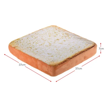 

New Pet Dog Cats Mat Soft Warm Mattress Bed Cushion Pad Pillow Toast Bread Slice Shape Washable 37 x 37 x 7cm / 15 x 15 x 3in
