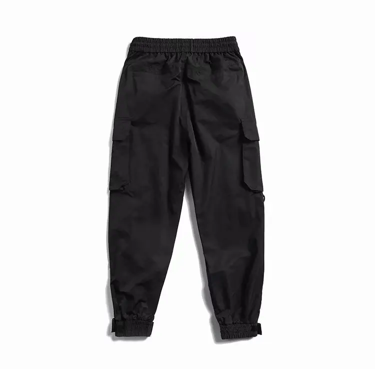 Штаны карго с карманами мужские Цветные Лоскутные Повседневные Jogger модные тактические брюки Tide Harajuku уличная SA-8