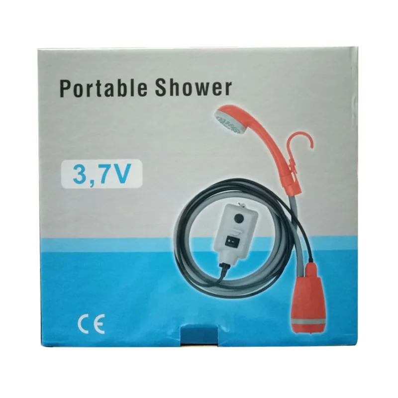 New Style Outdoor Shower Household Rechargeable USB Portable Multi Purpose Vehicle Shower with Switch Hot Sales