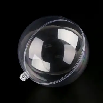 

Exquisite Clear Bauble Hanging Hollow Drop Ball Wedding Party Ornaments Dia 12cm Q6PE