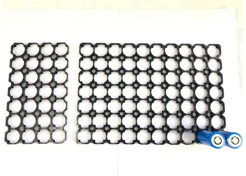 32650 7x10 배터리 홀더 브래킷 셀 안전 진동 방지 플라스틱 원통형 배터리 브래킷, 32650 리튬 배터리용