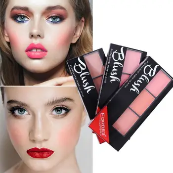 

6 Colors Blush Combination Plate Baked Cheek Face Blusher Natural Brightening Color Powder Palette General Gorgeous Rouge Z0E9