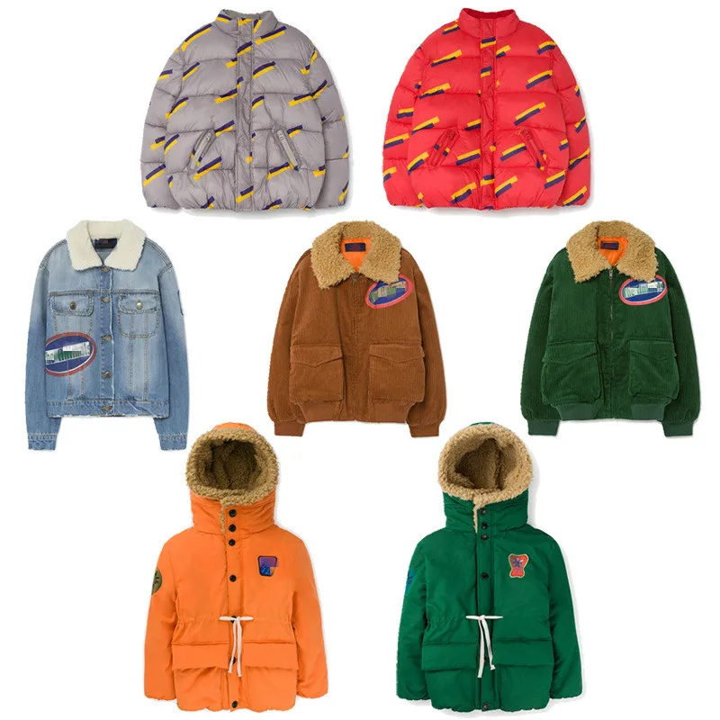 

2019 Autumn and Winter New TAO with The Series of Boys and Girls Children's Wool and Cotton Jacket