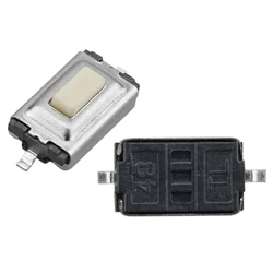 2 - Button Car Remote Key Shell with Blade and Micro Switches - Key Replacement Case (2pcs Switches)