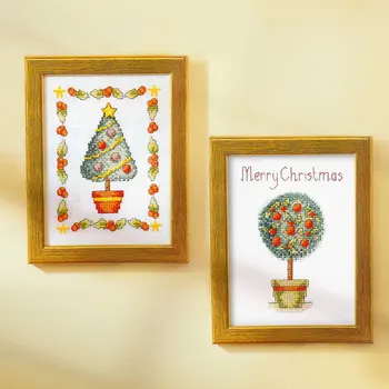 

Crazy28-4 DIY Homefun Cross Stitch Kit Packages Counted Cross-Stitching Kits New Pattern NOT PRINTED Cross stich Painting Set