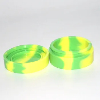 

Fast Shipping 22ML Silicone Box Round Shape Silicone Container for E-Cig Wax Dry Herb Jars Silicone Jars