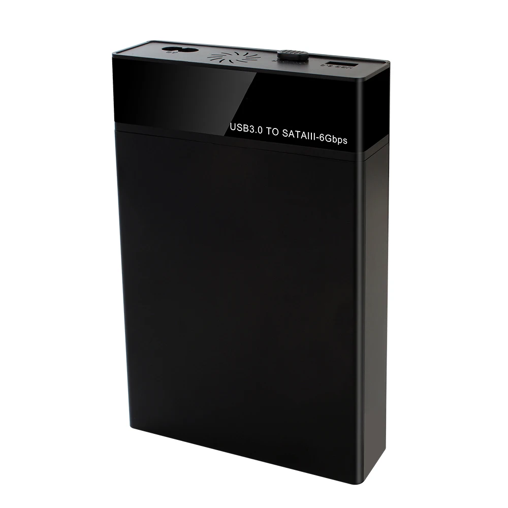 Qиндийский HDD чехол 3,5 2,5 SATA к USB 3,0 адаптер внешний жесткий диск Корпус ридер для SSD диск коробка-чехол на HDD HD 3,5 HDD Чехол