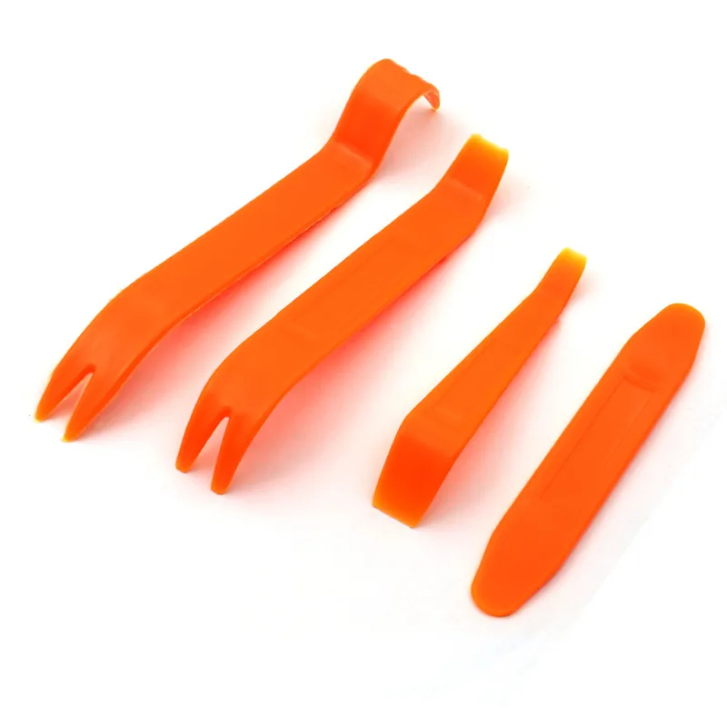 

Remover 4Pcs Automobile Audio Door Clip Panel Trim Dash Auto Radio Removal Pry Tool Set Car Interior Panel Removal Tools Outfit
