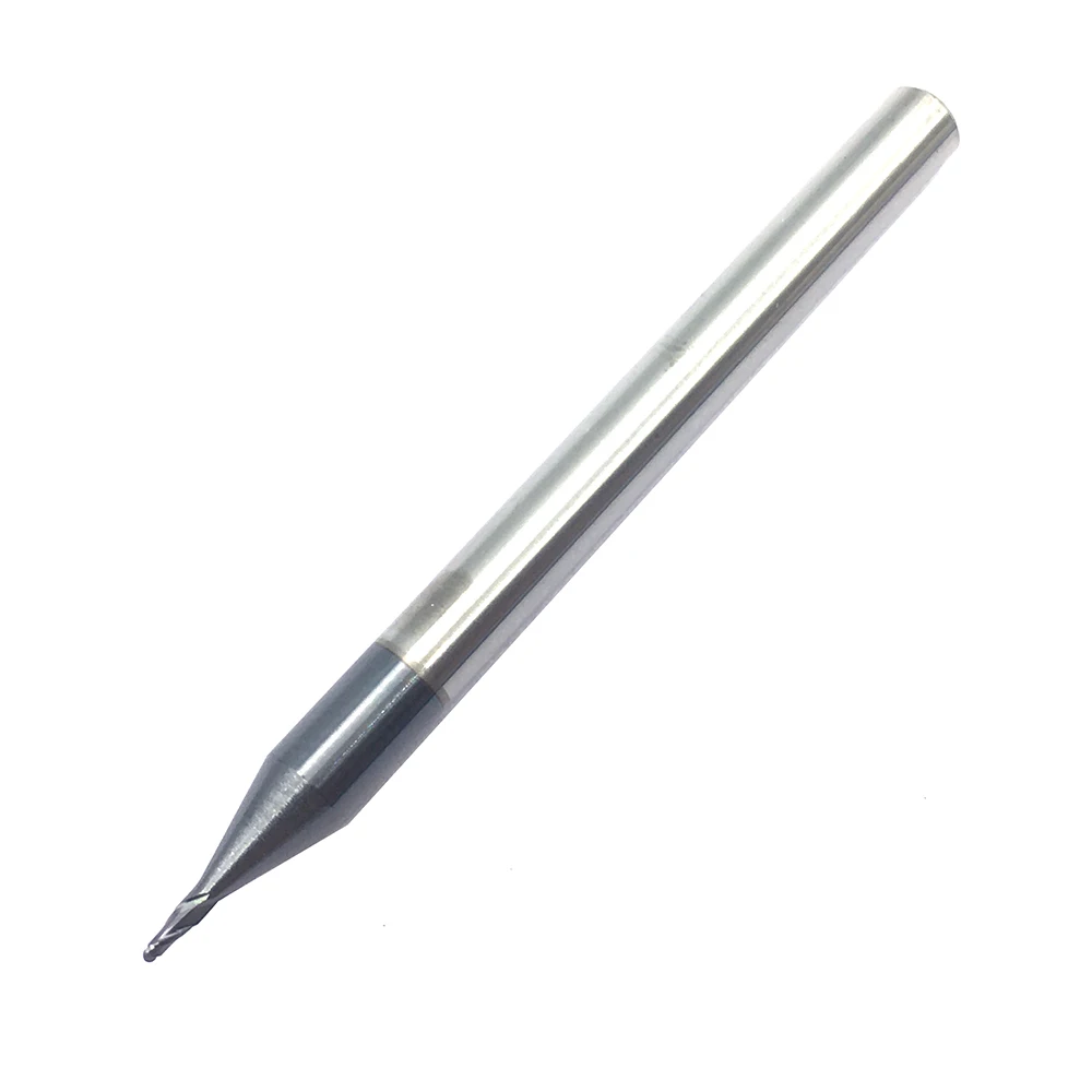 1PC R0.5XD4X50L 2 flute Solid Carbide Ball Nose CNC Milling Cutter HRC50 Tungsten Steel Ball Nose End Mill Cutting Tools