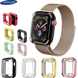 Чехол для экрана для Apple Watch 4 case iwatch Series 44 мм 40 мм устойчивый к царапинам защитный ударопрочный