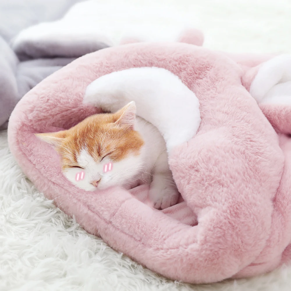 Hoopet кошка Милая корзина в форме кролика домик для кошки питомник для собаки щенка дома спящий питомник Тедди удобный дом