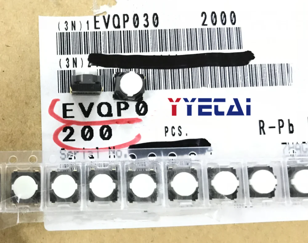 YongYeTai EVQP0305M SMD силиконовый переключатель 6*6*5 тактовый 4 контакта Бесплатная