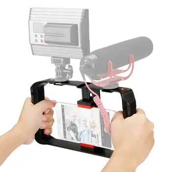

Ulanzi U-Rig Pro Smartphone Video Rig Handheld Stabilizer with 3-Shoe Mount Phone Video Stabilizer Grip Tripod Mount Stand