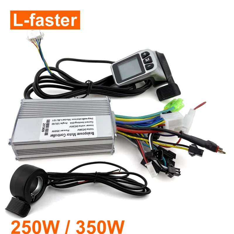 Новое поступление регулятор электродвигателя велосипеда L faster 250 Вт 350 с ЖК