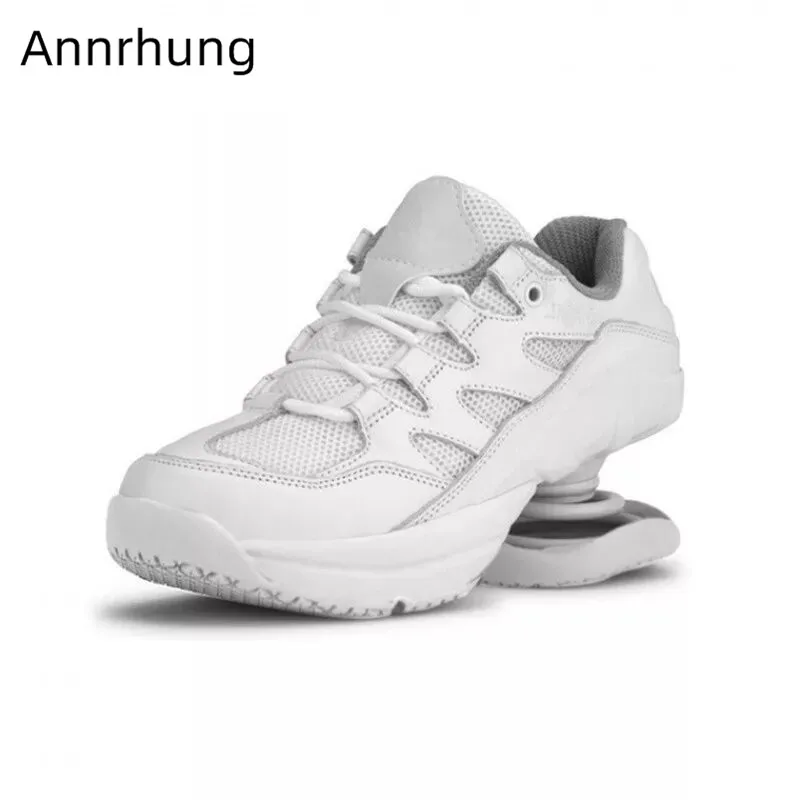 

New Autumn Women Sneakers Novelty Spring Heel Casual Shoes Cozy Lace Up Round Toe Outwear Shoes Fashion Height Increasing Shoes