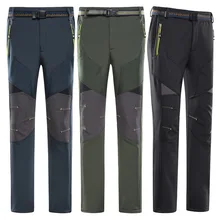 Зимние лыжные брюки, мужские лыжные брюки, мужские лыжные брюки, водонепроницаемые зимние штаны, утепленные флисовые походные брюки, брюки для сноуборда