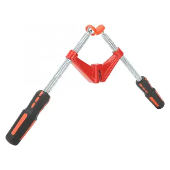 

Double Handle Right Angle Clamp Malleable Cast Iron Folder Tool Woodworking F Clip Accessories