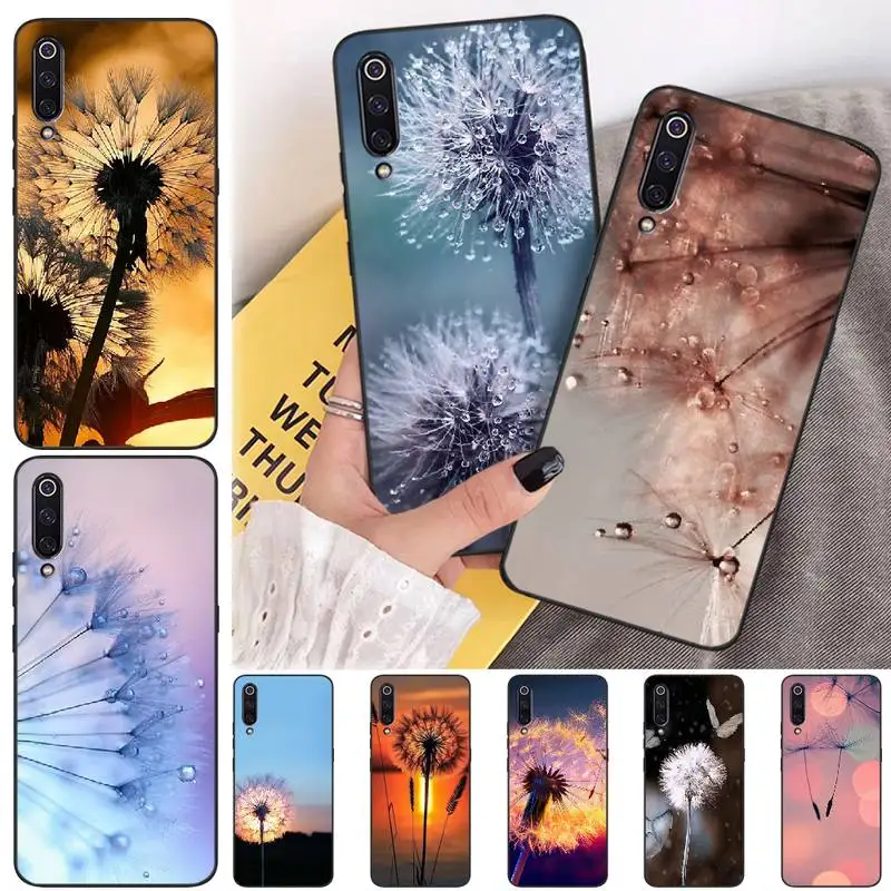 

LJHYDFCNB Dandelion Phone Case for xiaomi mi 8 9 8SE 9SE 8Lite mix2 2S max2 3 Pocophone F1