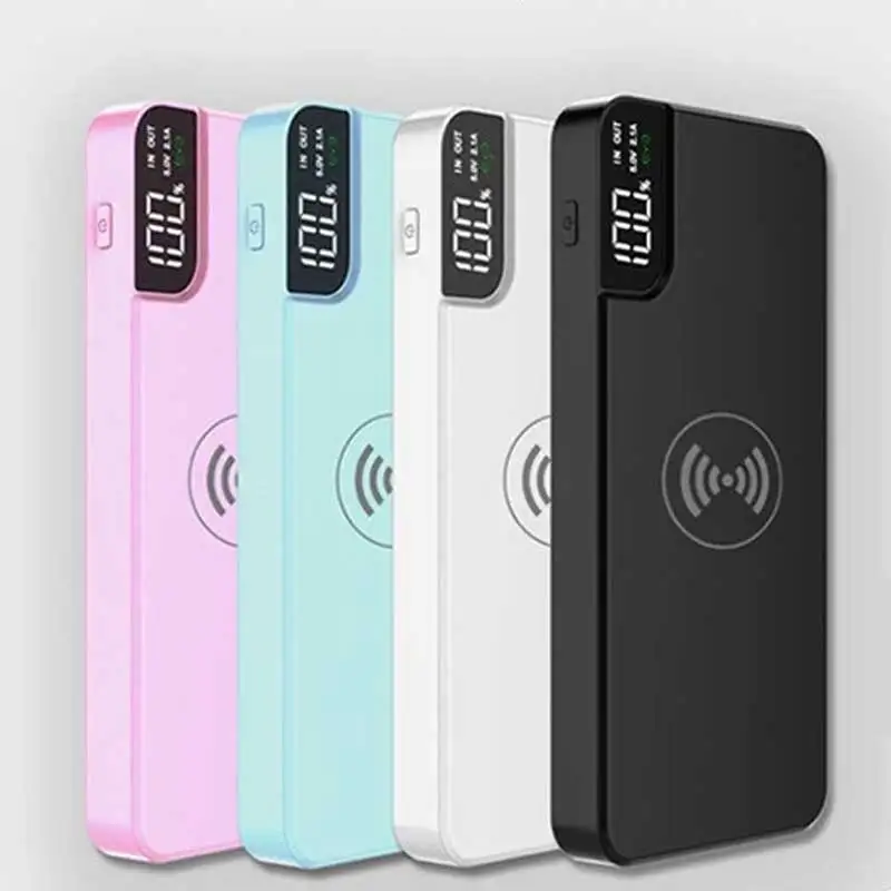 

10000MAh 10W Wireless Mobile Power Bank For Iphone X Mobile Phone Wireless Charging Mobile Power Portable Charger Dual USB