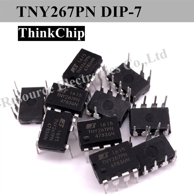 

(10pcs) TNY267PN DIP-7 TNY267P DIP TNY267 Enhanced Energy Efficient Low Power Off-line Switcher