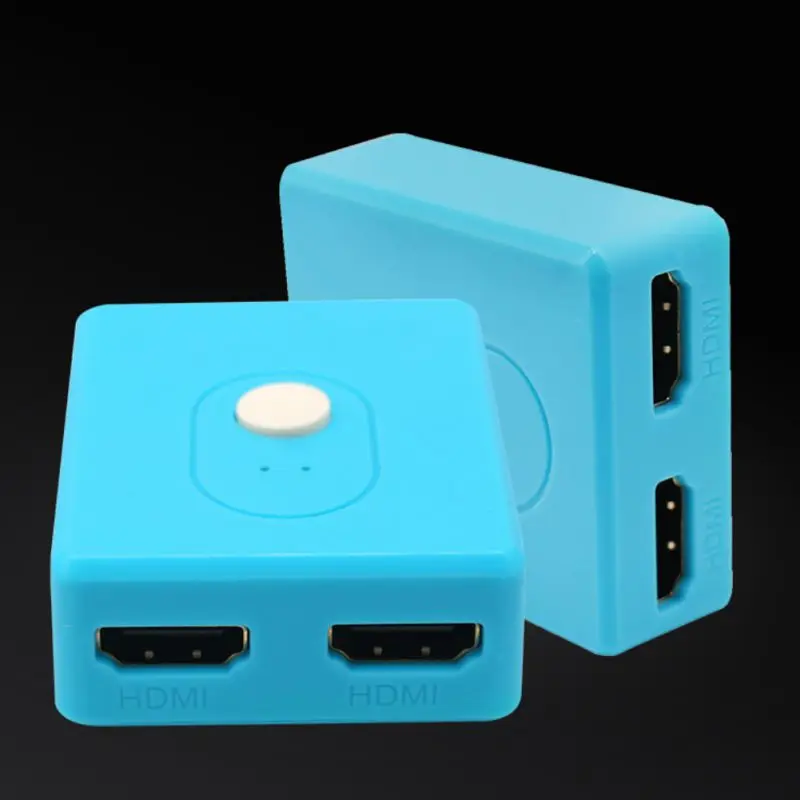 Переключатель для HDMI Bi-Direction 1x2/2x1 портативный 2 порта Plug-and-play 4K Аудио Видео разветвитель коммутатор