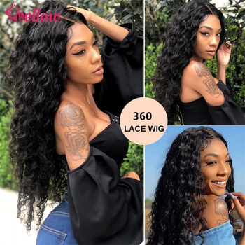 

Mellow Jerry Curl Lace Frontal Wig Human Hair Wig Wig Remy For Black Women Pre Plucked With Baby Hair 360 Lace Frontal Wig