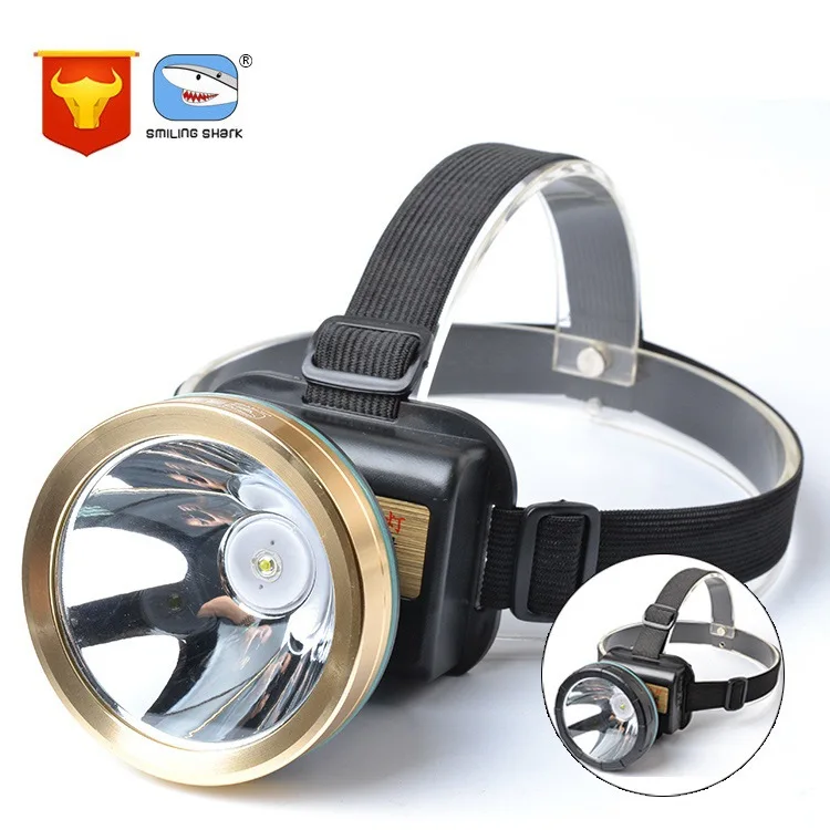 

LED Hunting Miner's Lamp Night Fishing Charging Wearing Flashlight Yellow White Blueray a Generation of Fat Major Headlamp