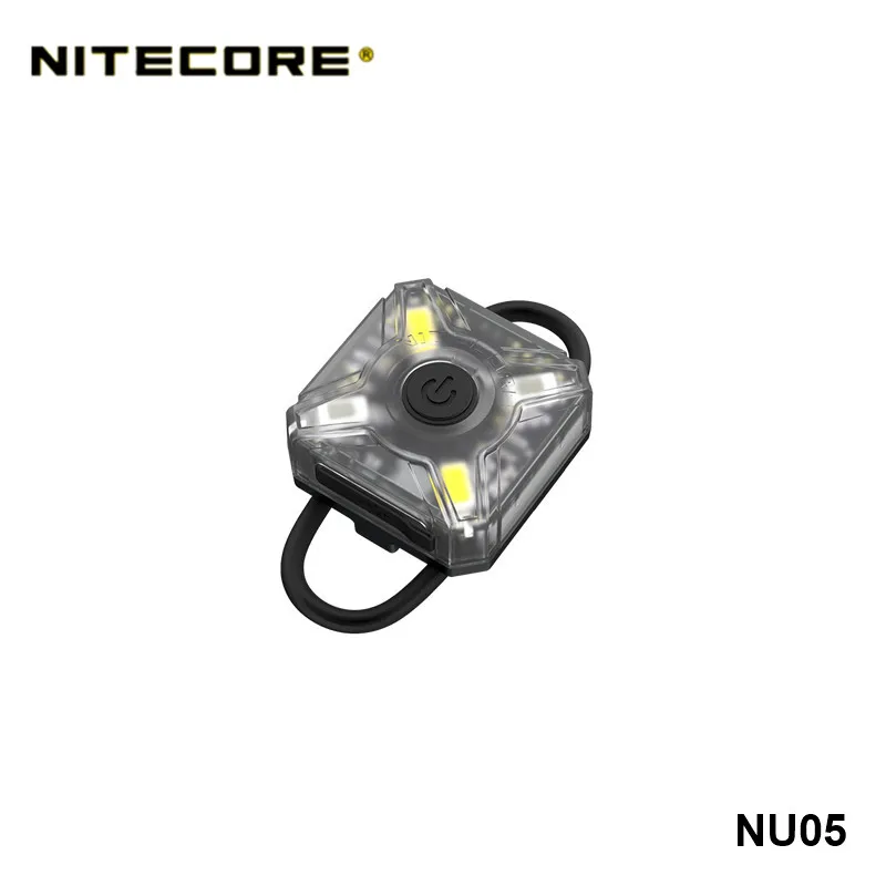 

Nitecore NU05 Lightweight Dual Red White LED Built in Li-ion Micro USB Rechargeable Headlamp for Backpacking Wrist Bike Tube