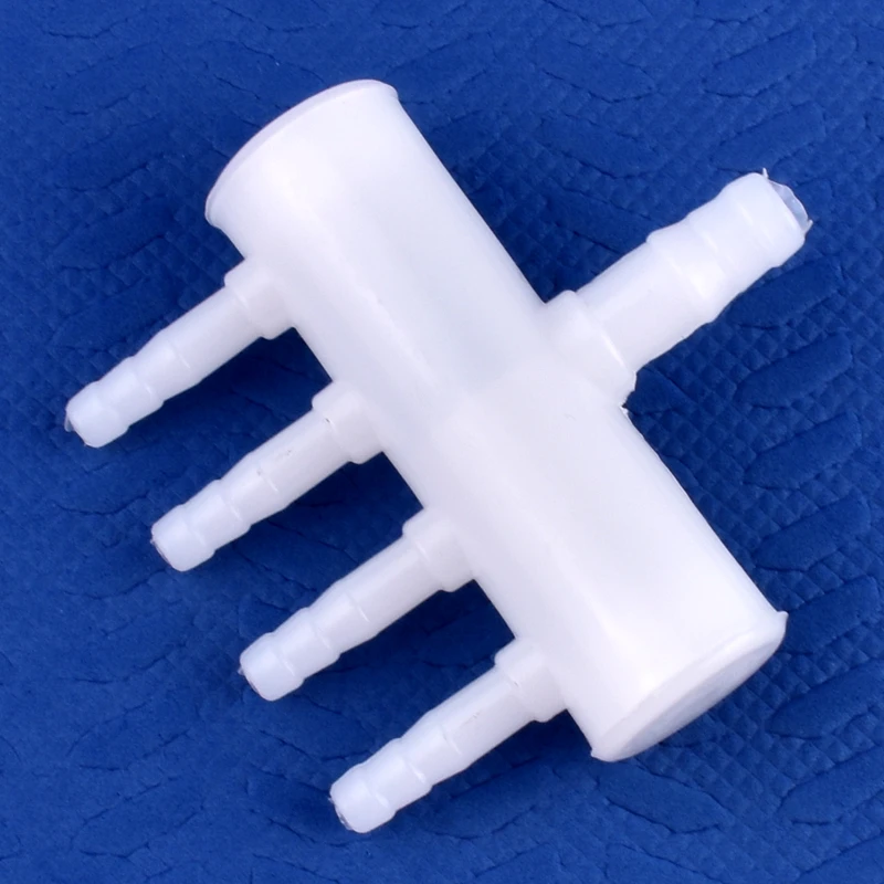 8-5mm 4~20 Head Oxygen Gas Diverter Aquarium Fish Tank Hose Joint Air Pump Oxygenation Distributor Porous Gas Drainage Connector