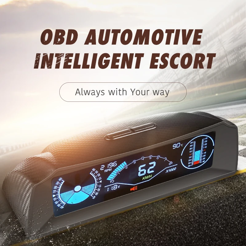 Vjoycar 2023 ֽ HUD , ӵ  , OBD2 , RPM , 2  1 GPS  ӵ ħ ð