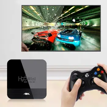 

Portable H96mini Dual Screen WiFi TV Set Top Box HD Media Player for Android 9.0 High performance low power consumption