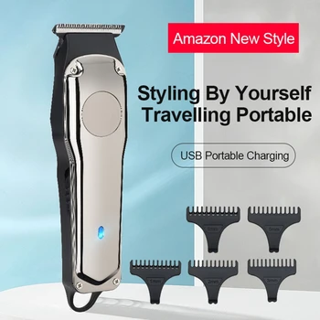 

Professional Hair Clippers Barber Haircut Cutter Rechargeable Razor Trimmer Adjustable Cordless Edge Grooming Kit for Men