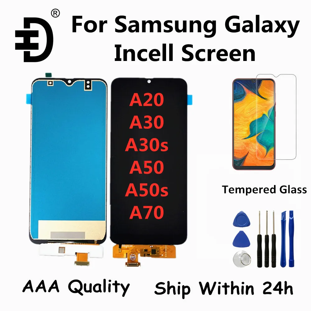 ЖК дисплей TFT для Samsung Galaxy A50 A505 SM с сенсорным дигитайзером A505F сменный экран|Экраны