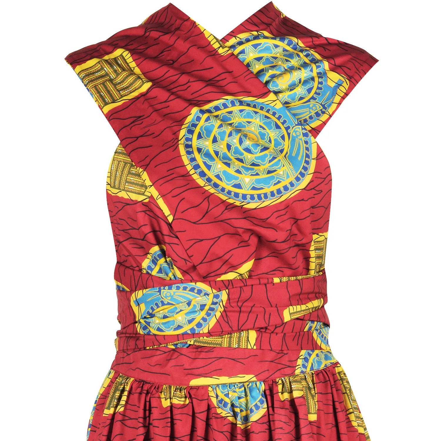 Longue Robe Africaine Wax Pour Femmes 129 Longue robe africaine wax pour femmes 128