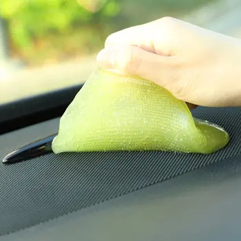 

blue/yellow Clean Glue Gum Silica Gel Car Keyboard Dust Dirt Cleaner Practical Durable Magic High Quality Soft Sticky